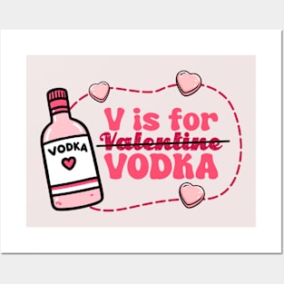 V is for Vodka Posters and Art